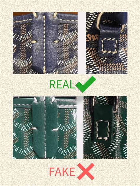 how to spot fake goyard fidji|goyard bag counterfeit.